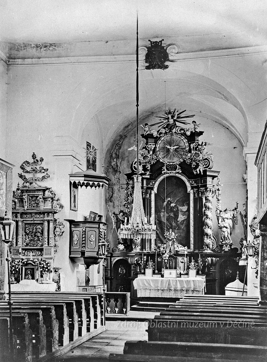 Děčín – Krásný Studenec, kostel archanděla Michaela