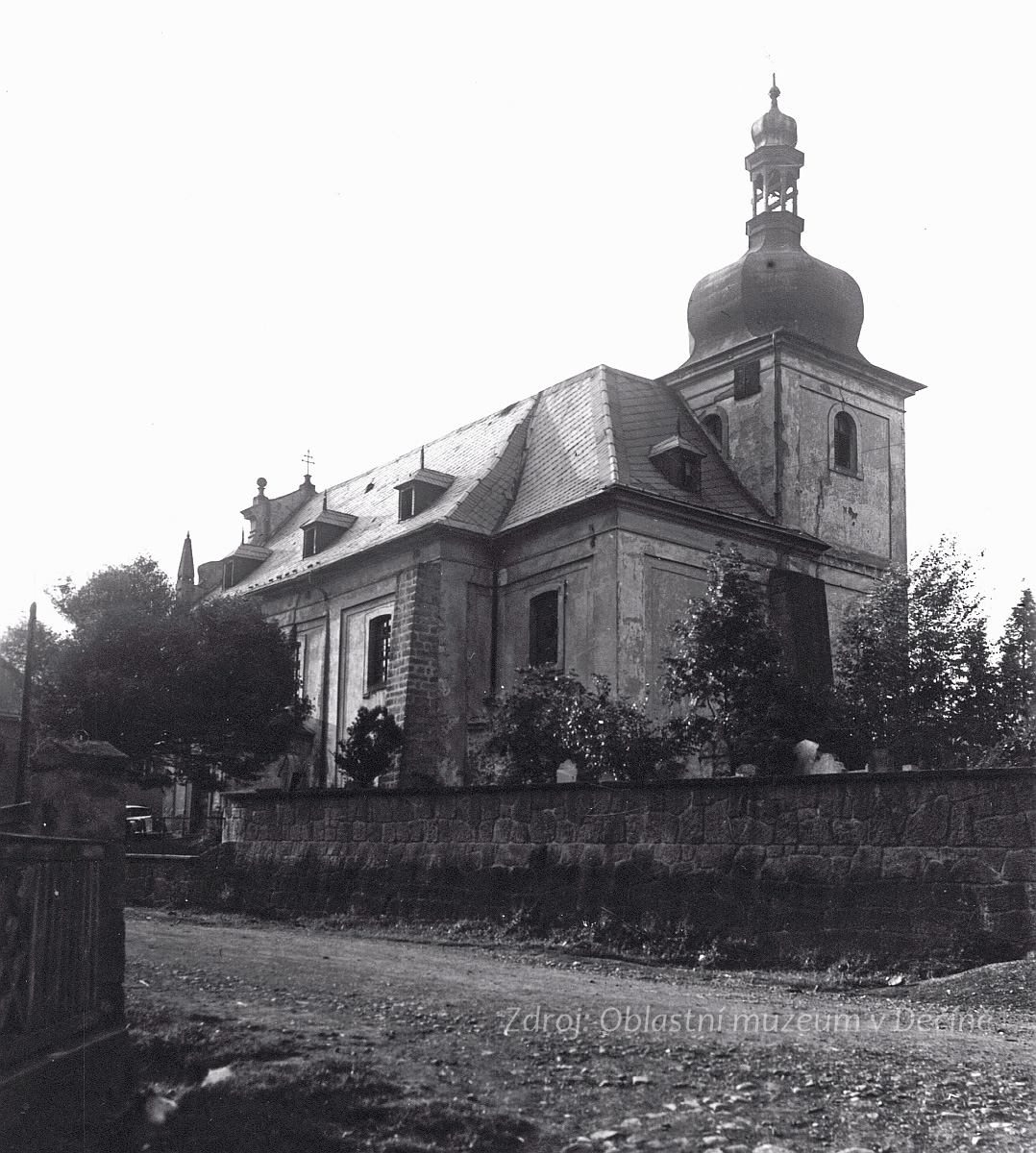 Děčín – Krásný Studenec, kostel archanděla Michaela