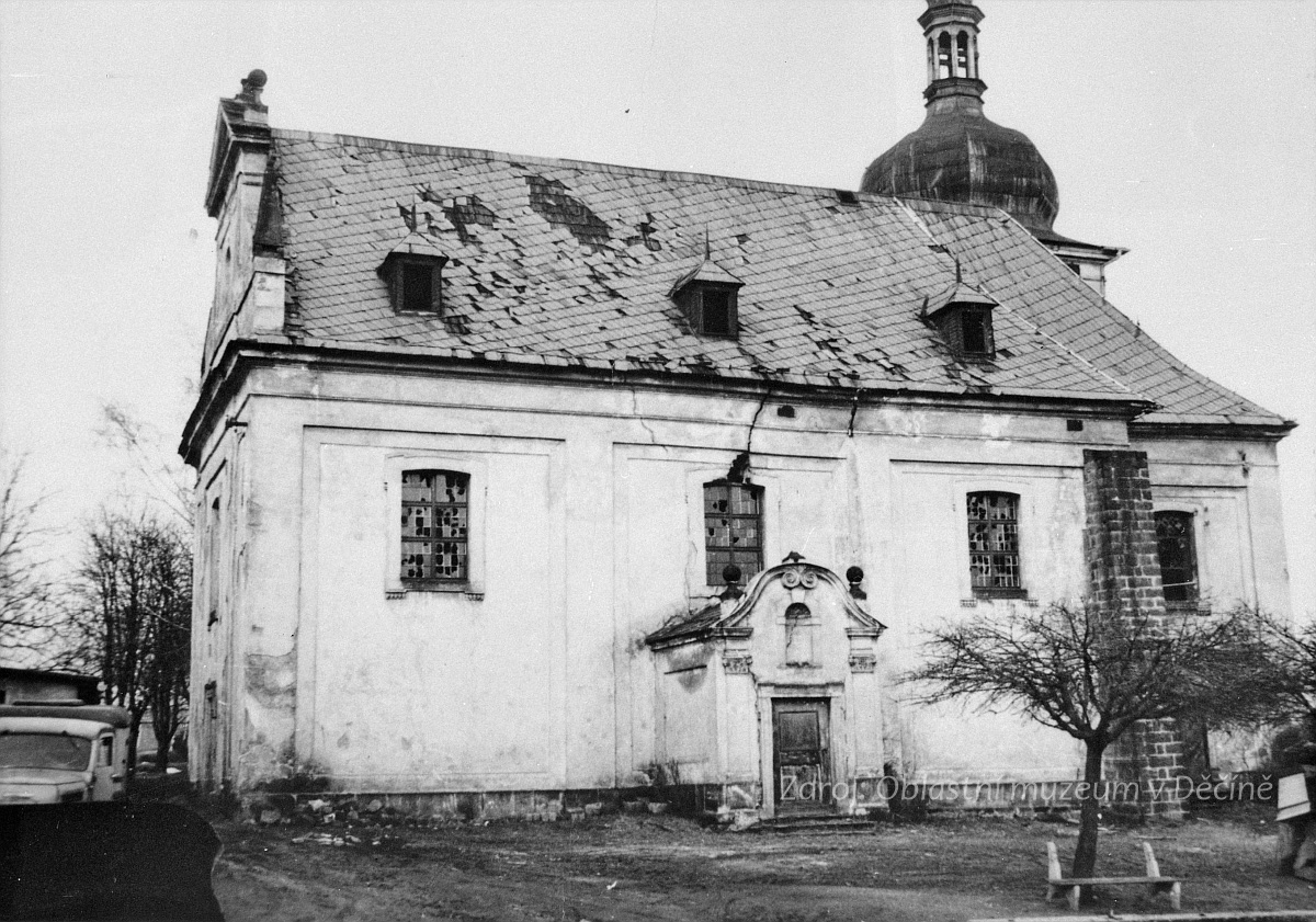 Děčín – Krásný Studenec, kostel archanděla Michaela