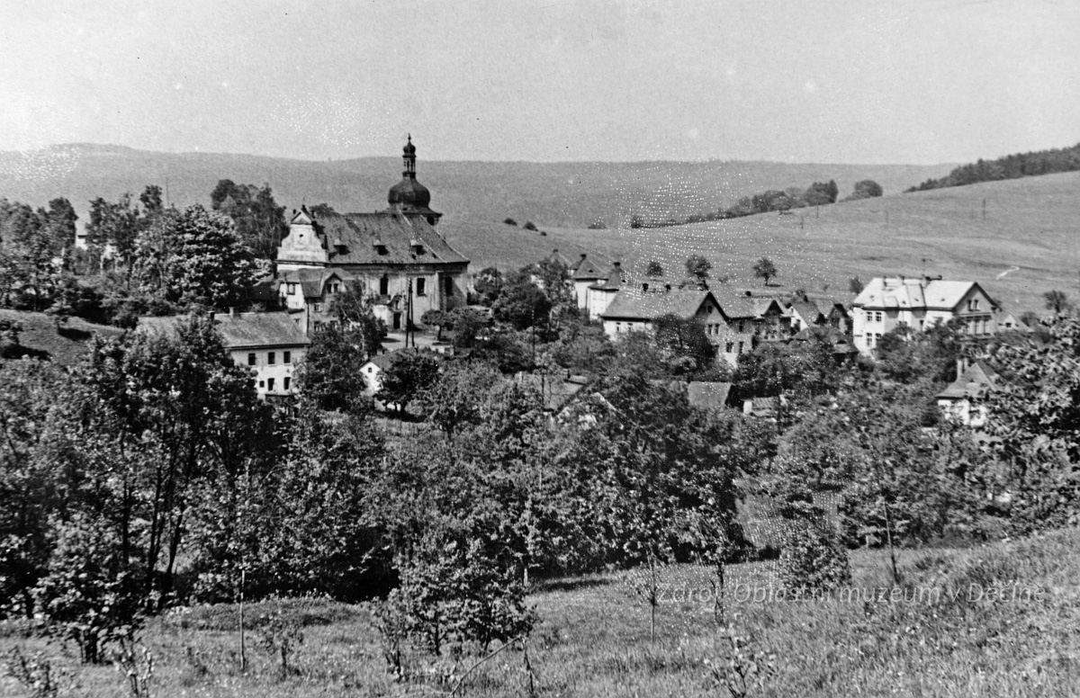 Děčín – Krásný Studenec, kostel archanděla Michaela