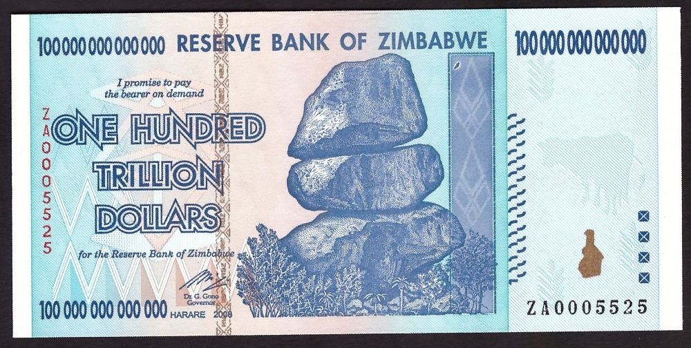 Hyperinflace v Zimbabwe